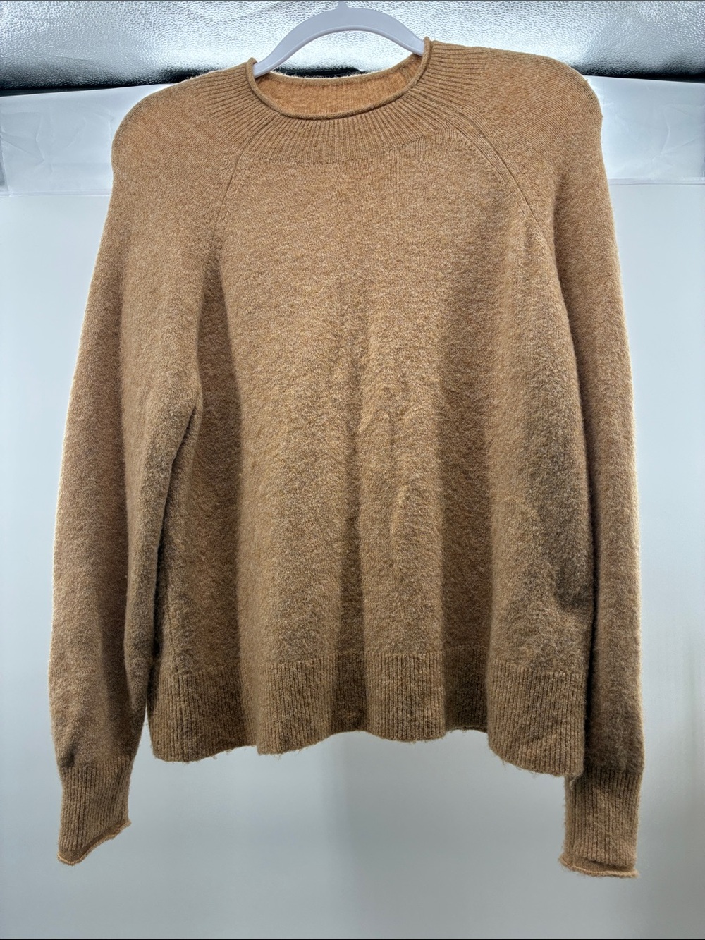 J. Crew Camel Brown Crewneck Sweater